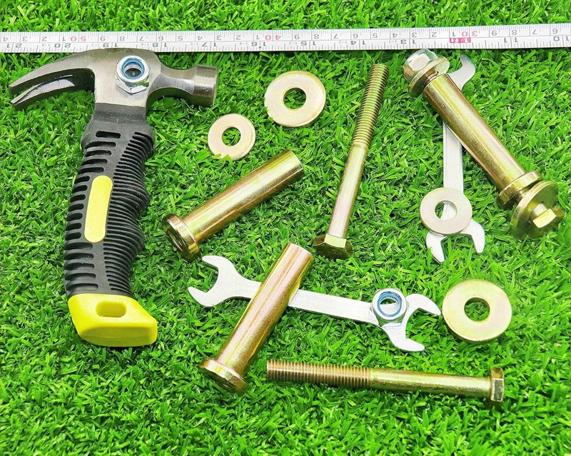 Metalsuberg 2 Pack Deck Wheel Bolts and locknut kit Compatible with Exmark Lawn mowers 103-3168 103-4051 1-603299 1-603602 PL7540 225-205, More 5/8" bore Wheel - Image 5